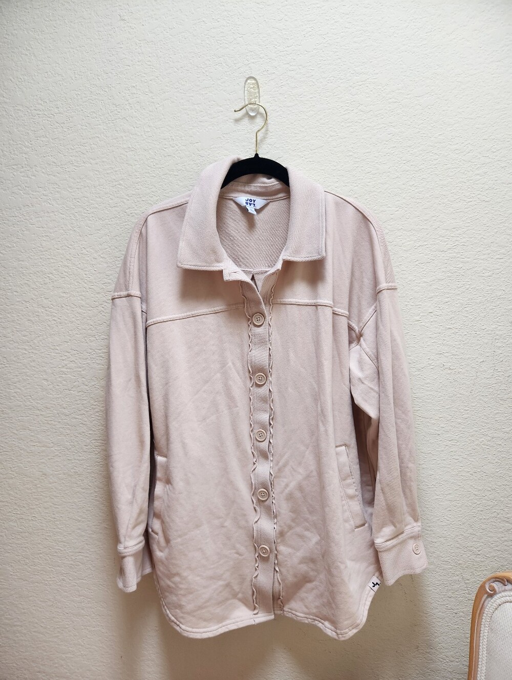 JoyLab Button-Down Shacket Size Medium